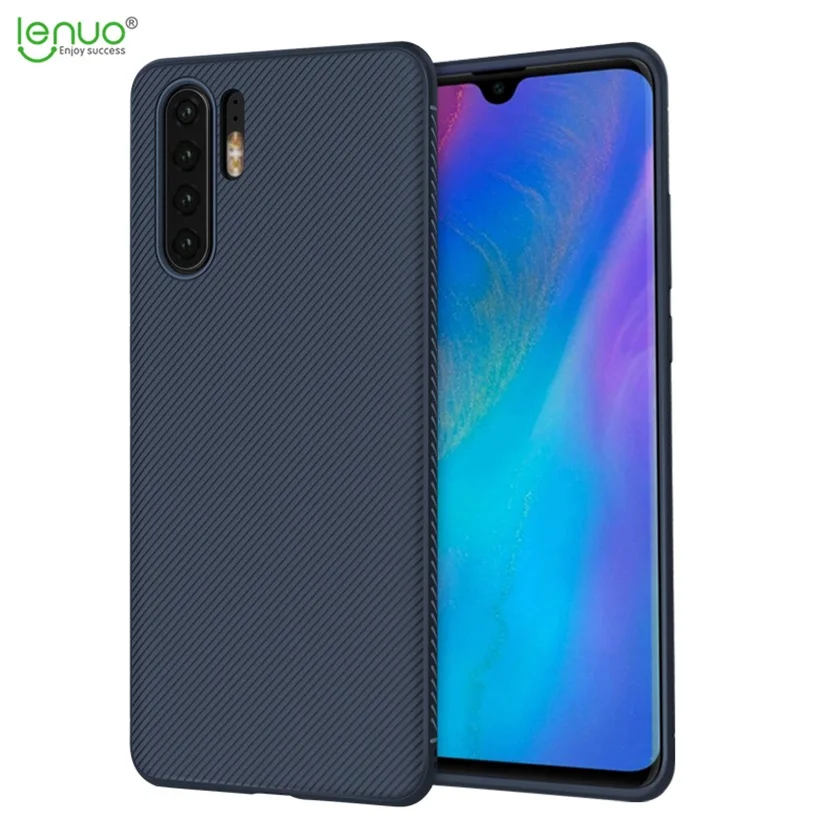 Для huawei P30 чехол P30 Pro Lite чехол lenuo leshen II TPU Мягкая силиконовая задняя крышка чехол для телефона huawei P30Pro корпус телефона - Цвет: Navy