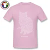 Maxwell-t-shirt homme, humoristique, chat, mécanique quantique et théorie d'équation, physique et mathématiques, t-shirt chat surdimensionné, taille européenne ► Photo 3/6