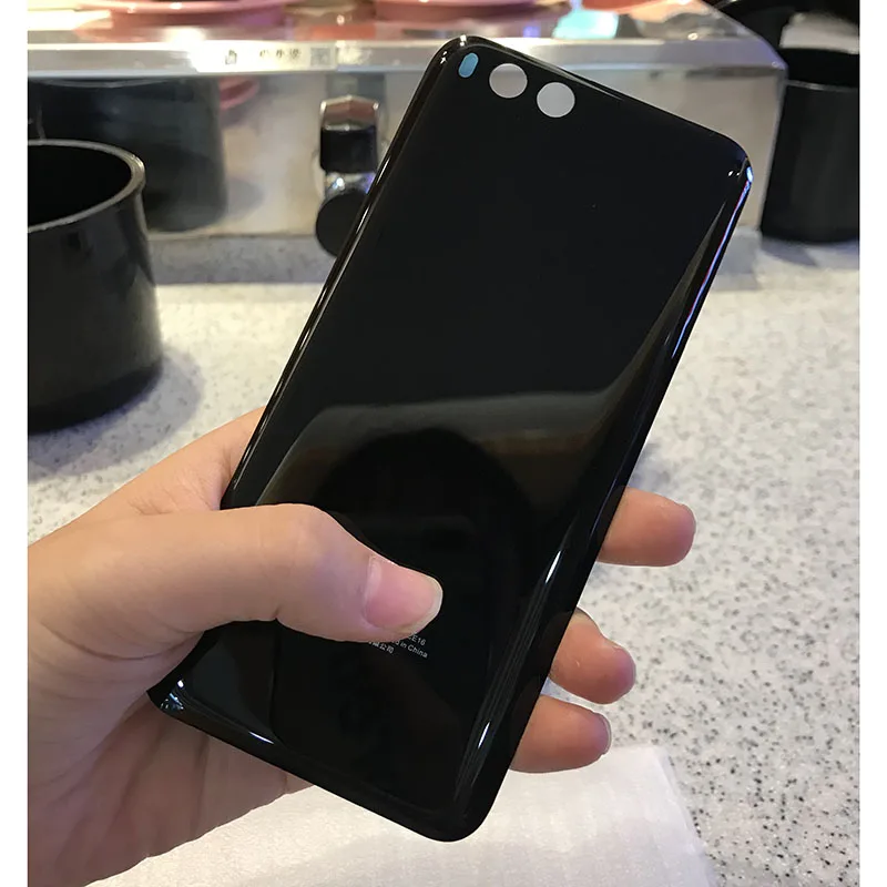 Чехол для аккумулятора Xiaomi Mi6 задняя крышка из стекла Mi 6 Сменный с клеем|Корпусы и