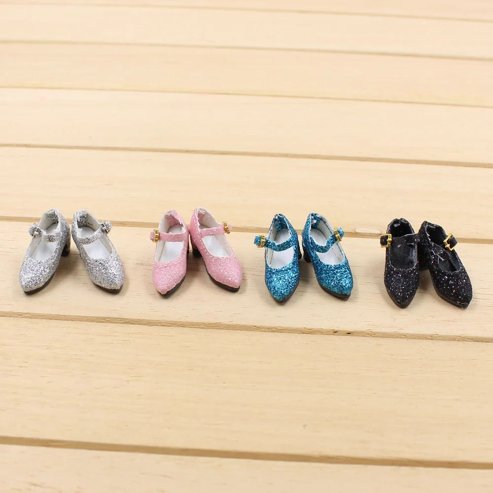 

Blyth ICY Licca 1/6 Doll High-Heeled Shoes Bling Bling Colorful Free Shipping