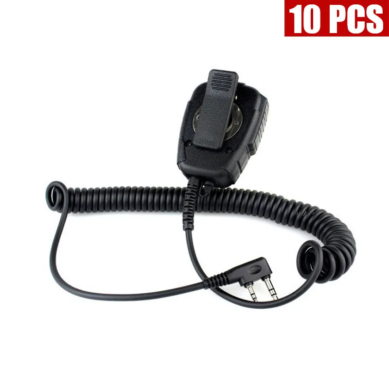 XQF 10 шт. мини динамик микрофон водонепроницаемый ручной для Kenwood TK3107 3207 BAOFENG UV 5R