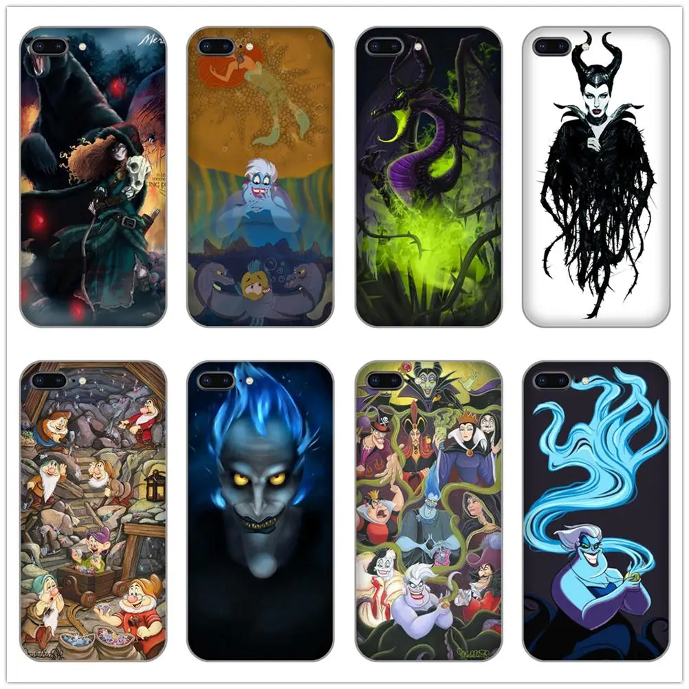 

cartoon Witch Seven dwarfs Mermaid Soft TPU Phone back Cover Case for iphone 4 5 5s se 6 6s 8 plus 7 7 Plus X XR XS MAX shell