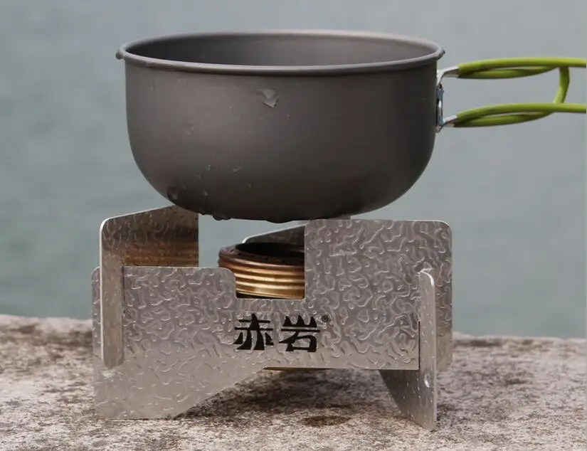 Outdoor Wood Stove Portable Stainless Steel Light Weight Camping