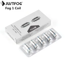5pcs/lot Justfog Fog 1 Coil Head 0.5ohm 0.8ohm Cigarro Eletronico Vaporizador Coil Replacement Coil Head Electronic Cigarette