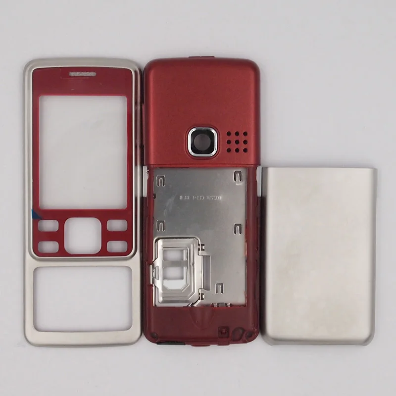 BaanSam чехол Корпус для Nokia 6300 без клавиатуры - Цвет: Красный