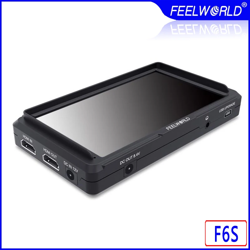 Feelworld F6S 5 дюймов на Камера полевой монитор F6 обновленная версия 4K HDMI Вход Full HD 1920x1080 ips для Камера шарнирный стабилизатор видео