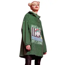 Bts Spring Summer Women Plus size Sweatshirts 2018 New Long Paragraph Loose Hooded Print Corduroy Unicorn Harajuku hoodies Z199