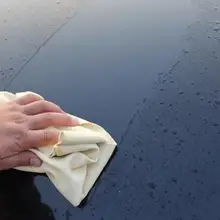 CARPRIE автомобиля природа натуральная кожа ткань для мытья чистящие полотенца замша с очаровательным 43x32 см May14 падение ShippingA17