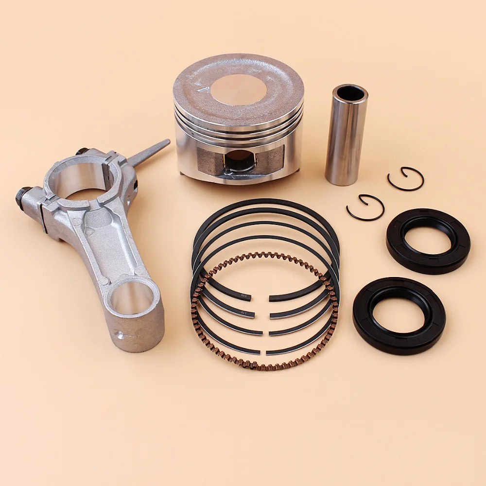 68mm Piston Rings Connecting Rod Crankshaft Oil Seal Kit For HONDA