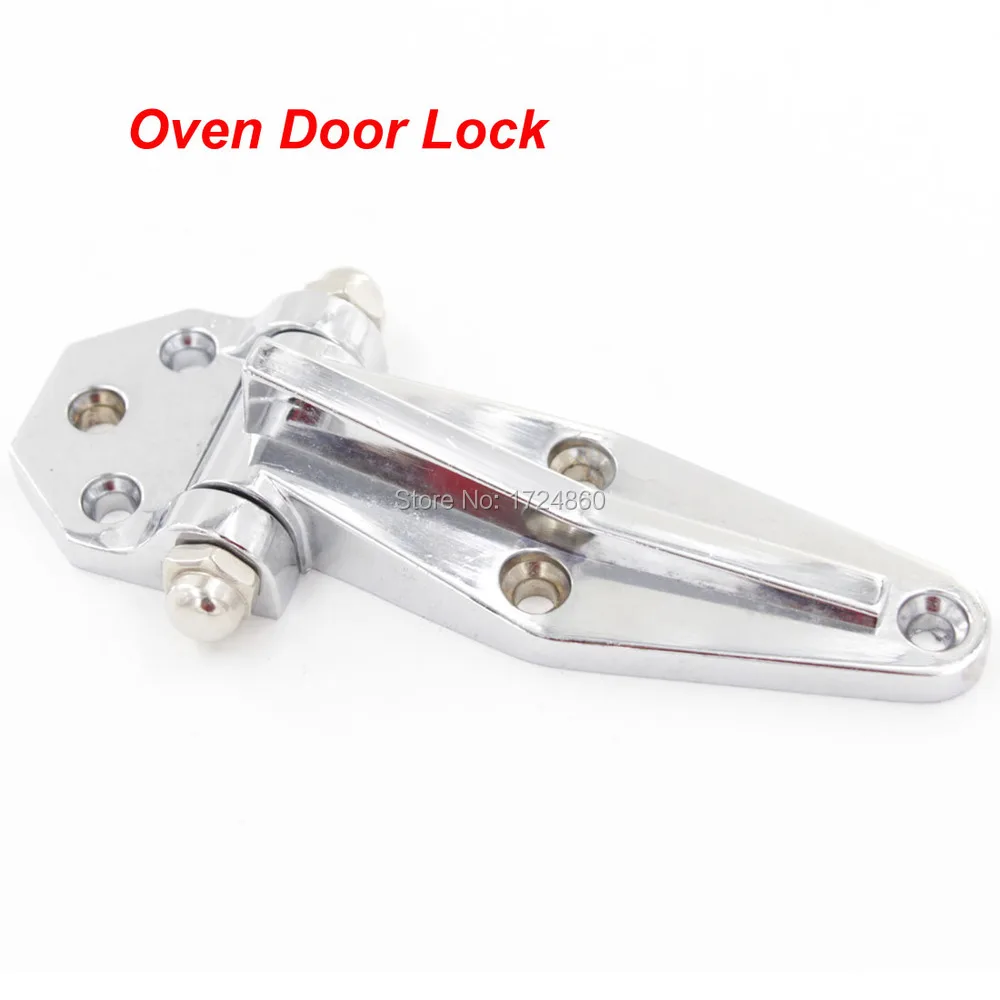 

2PCS Silver Tone Zinc Alloy Hardware 145mm Length Oven Door Hinge for Steamer Cooker
