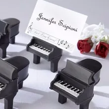 100 шт/партия+ главное украшение уникальный дизайн мини фортепиано держатель карточки с именем гостя Свадебные украшения сувениры