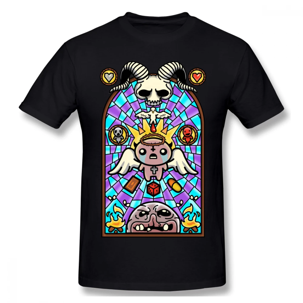 

The Binding Of Isaac White T-shirt For Men Plus Size 4XL Team Top