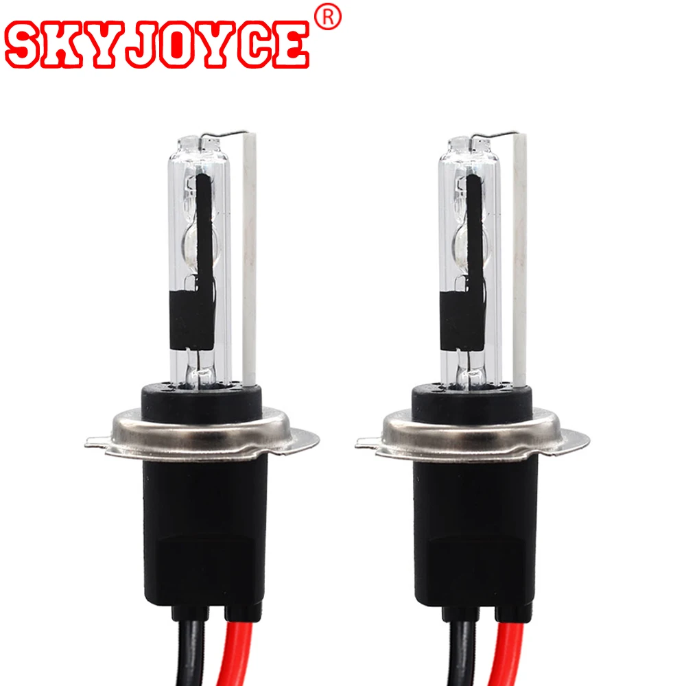 

SKYJOYCE xenon H7CR hid xenon bulb 35W metal base H7C-R coating layer H7C H7R 4300K 3000K 5000K 6000K 8000K short tube H7CR