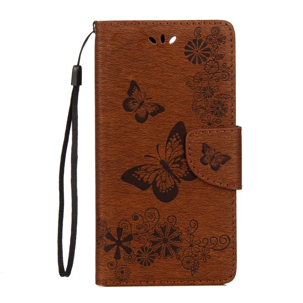 

For OnePlus 5 Case Leather PU Flip Cover Embossing Flower Butterfly Wallet Book Holster For OnePlus 5 One Plus 5 Phone Case