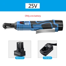 25V Kit Chave 3/8 chave de Catraca Sem Fio Elétrico Recarregável ferramentas Andaimes 45NM Torque De Catraca Com soquetes