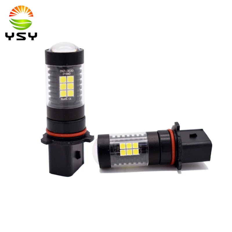 2PCS Car Accessory 21W P13W /PSX26W Led Lamps 12v Automotive Led Bulb Car Lights Led White Led