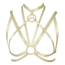 Желтые подвязки эластичные, жгуты бюстгальтер женский сексуальный бандаж открытая бандаж, подвязки, пояс плюс размер рамка белье панк готический фестиваль