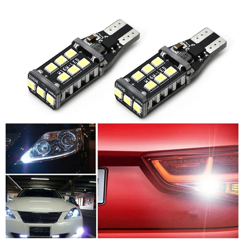 Универсальный Новый крутой Canbus 15SMD 2835 T15 W16W автомобильный обратный резервный