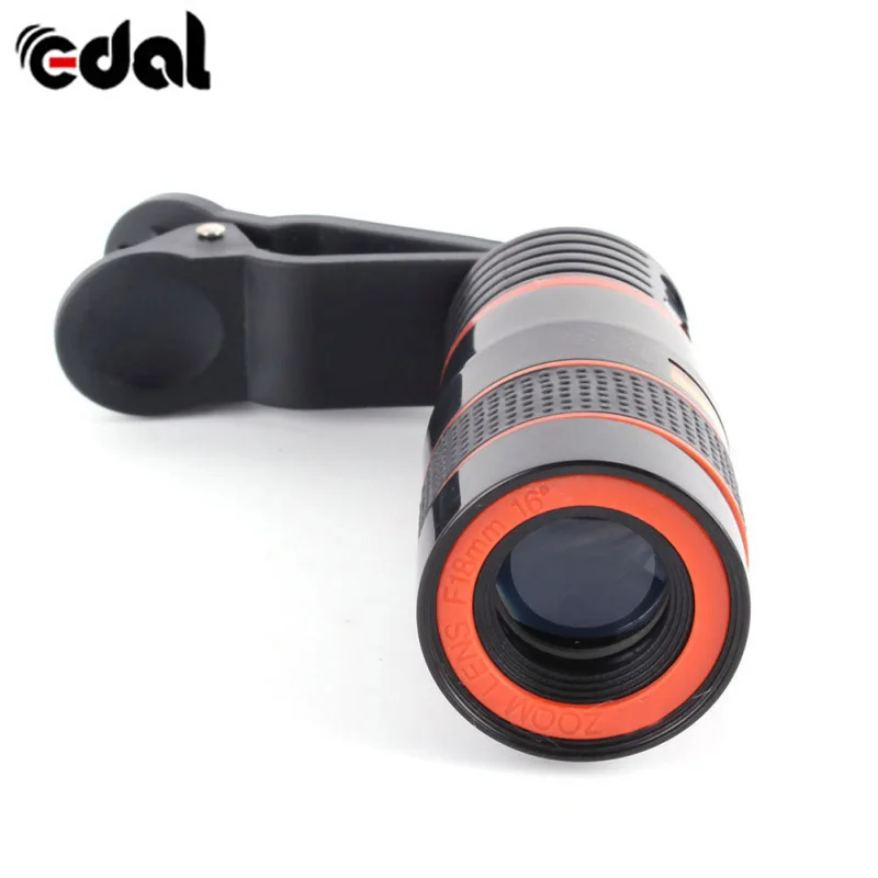 EDAL Phone Clip 12X Zoom Phone Telescope Lens External