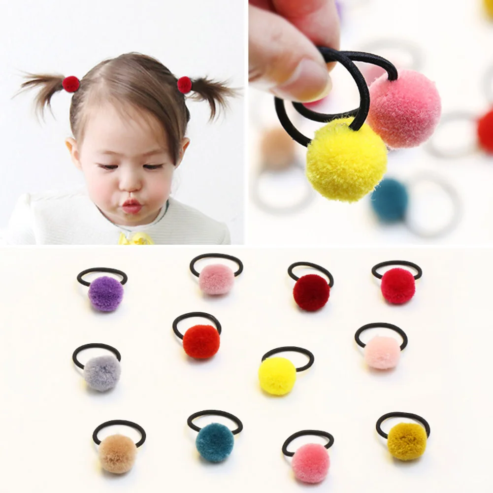 Cute Small Hair Ball Baby Girls Elastic Hair Rubber Bands Kids Girls Candy Color Hair Rope Ring Accessories Headwear Cute Small Hair Ball Baby Girls Elastic Hair Rubber Bands Kids Girls Candy Color Hair Rope Ring Accessories Headwear
