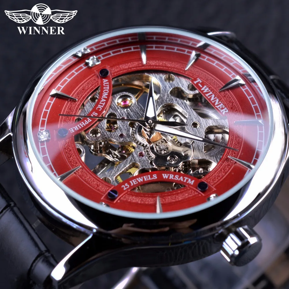 Prix pour Gagnant Rouge Mode Élégant Squelette Diamant De Luxe Design Hommes Montres Top Marque De Luxe Homme Montre-bracelet Mécanique Montre Horloge Prix pour Gagnant Rouge Mode Élégant Squelette Diamant De Luxe Design Hommes Montres Top Marque De Luxe Homme Montre-bracelet Mécanique Montre Horloge