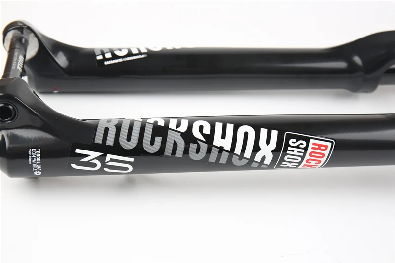 SRAM ROCKSHOX 35 золото RL 27,5 29 100/120/130/150/160 Debon воздуха 1,5 конические BOOST 110x15 мм ручной блокировки вилки МТБ подвеска