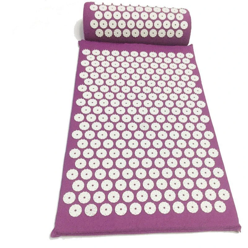 Acupressure Massager Cushion Yoga Mat For Body Head Relieve Stress Pain Yoga Pad Muscle Tension Spike Mat and Pillow (6)