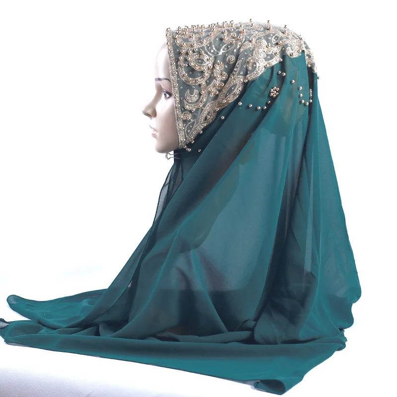New Abaya Dubai Islam Arab Chiffon Scarf Hijab Abayas For Women Muslim Niqab Turban Hijabs Shawl