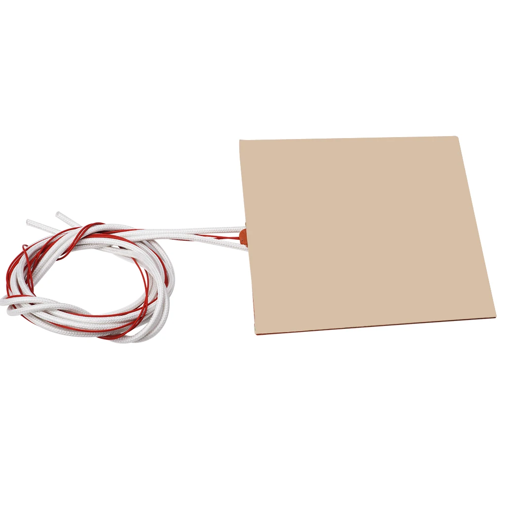 3x 12V 120*120mm 120W Rubber Silicone Heating Pad For 3D Printer Heated Bed 