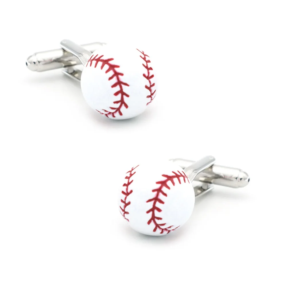 Sport Series Cuff Links 28 Designs Option Football Design Cufflinks - Окраска металла: 21