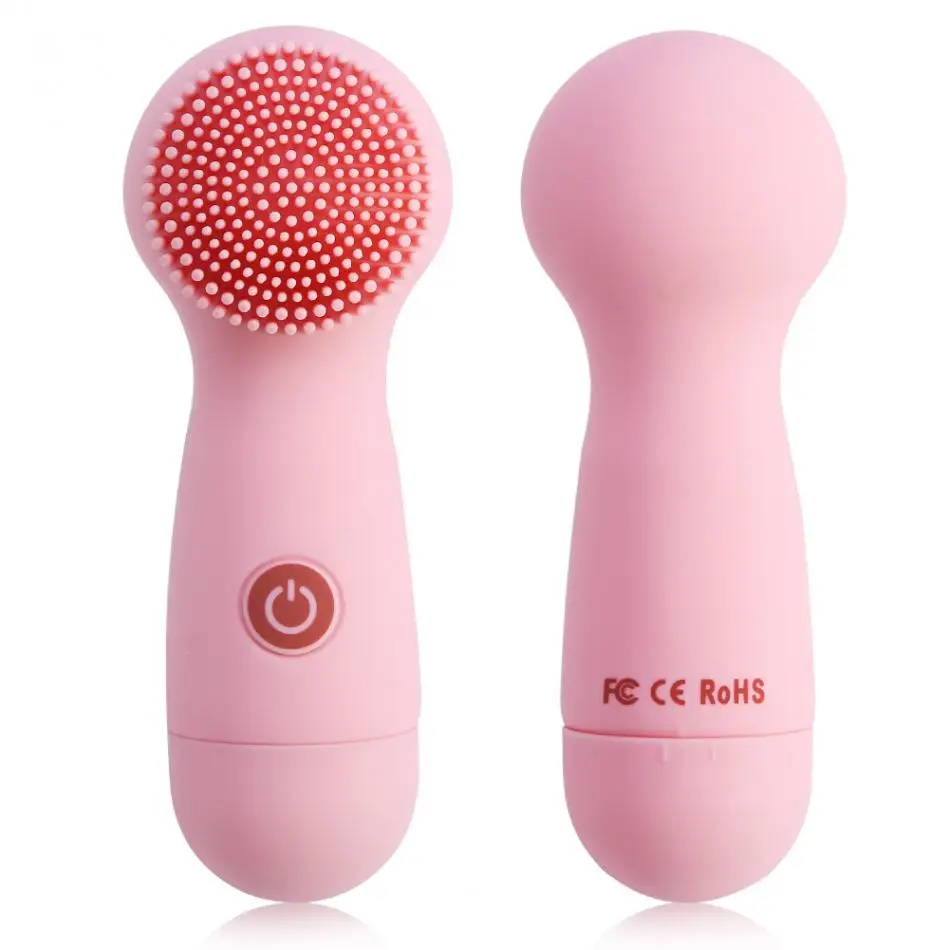 

Original 3D Electric Vibrate Pore Clean Silicone Cleansing Brush Facial Pore Cleaner Body Cleaning Skin Beauty Massager Brush