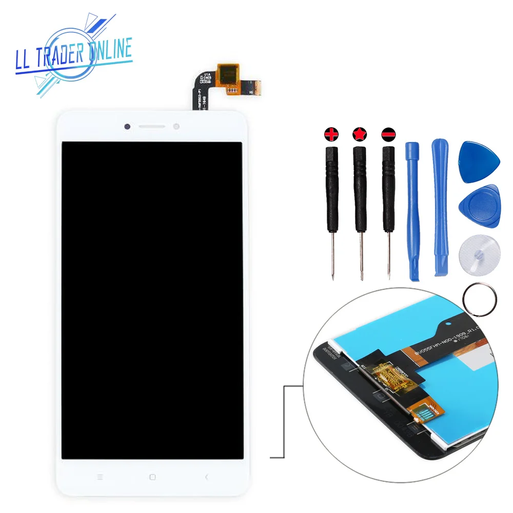 

LL TRADER 100% Tested AAA For Xiaomi Redmi Note 4X LCD Screen Replacement Part With Frame Display Touch Assembly Digitizer+Tools