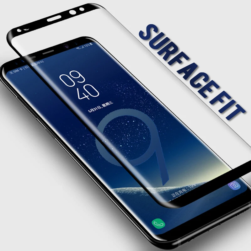 Защитное стекло 3D закаленное для samsung galaxy S6 Edge plus S7 S8 S9 S10 note 8 9 S 6 7 10 9|Защитные