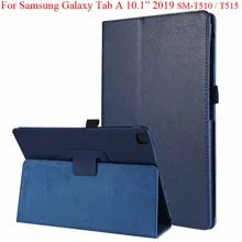 Деловой чехол для samsung Galaxy Tab A 10,1 чистый цвет чехол SM-T515 T510 T515N защита
