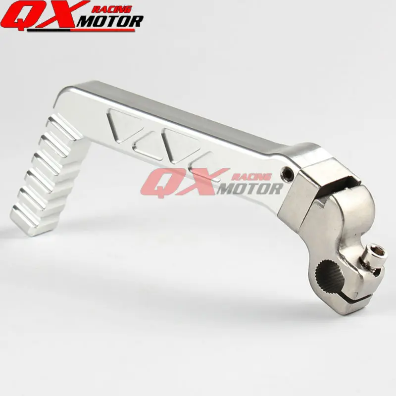 13mm CNC Kick Start Starter Lever Pedal Silver For CRF BBR KLX