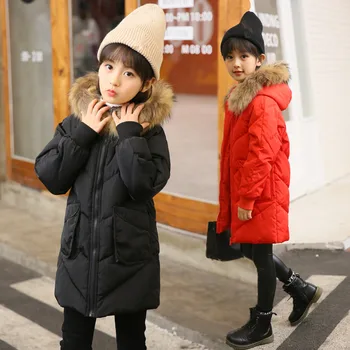 

Girls Winter Warm Coat Child Christmas School Cute Princess Long Sleeve Hooded Outerwear Girl Winter Jacket Kid School Clothes