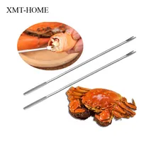 XMT-HOME, вилки из морепродуктов, палочки из нержавеющей стали, инструмент для креветок, клещи, зажим для грецких орехов, 5 шт