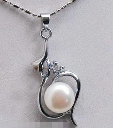 0293 White Akoya Cultured Pearl Pendant Necklace 18&quot | Украшения и аксессуары