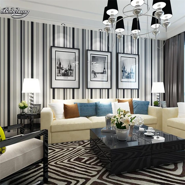 Beibehang Moderne kleur behang geel zwart wit slaapkamer achtergrond ... Beibehang Moderne kleur behang geel zwart wit slaapkamer achtergrond ...