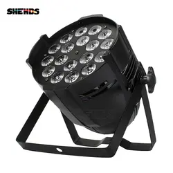 Алюминиевый сплав светодио дный LED Par 18x15 Вт RGBWA 5всветодио дный 1 LED Par может Световой прожектор DJ проектор стирка освещение сценическое