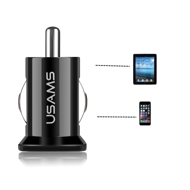 

Universal Mini 3.1A 12V Dual USB 2-Port Car Quick Charger Adapter Cigarette Lighter Socket Fast Charge for iPhone 5 6 7 8 iPod
