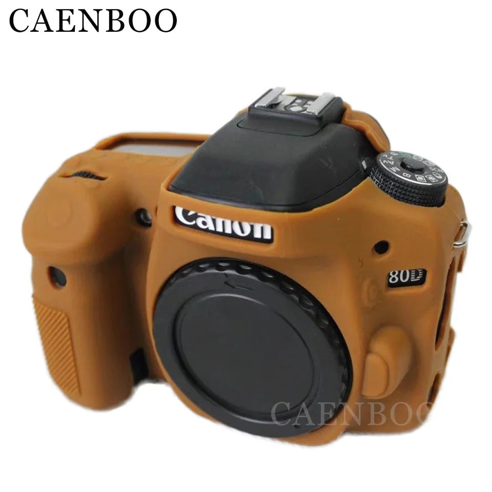 CAENBOO 80D Камера сумки Мягкая силиконовая резина Камера сумка для Canon EOS 80D Камера s тела чехол кожи гибкие протектор