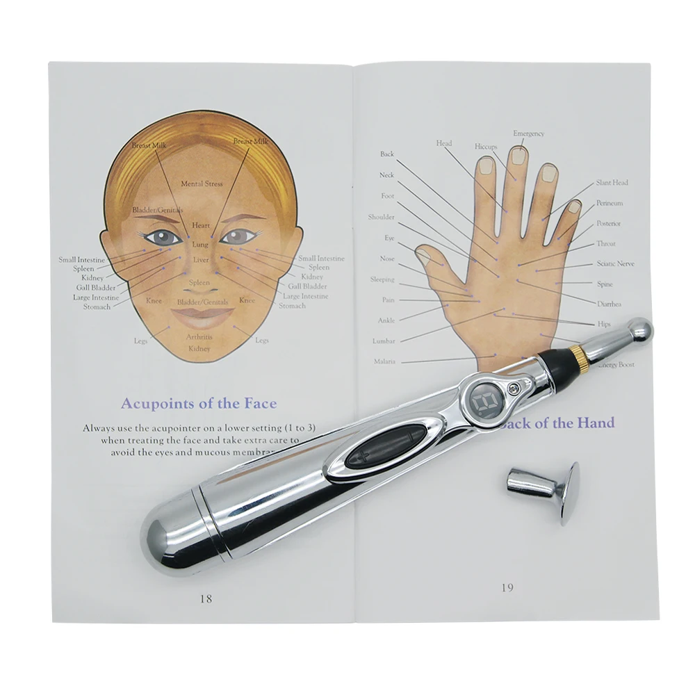 2018 NEW Electric Acupuncture Magnet Therapy Heal Massage Pen Meridian Energy Pen Person Health Pen