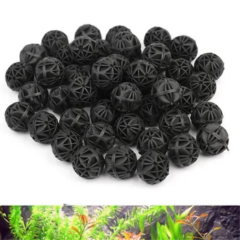 

10pcs 16mm Biochemical Ball Filter Media Nitrifying Bacteria House Aquarium Filter Accessories For Fish Tank Water Cleaning Tool