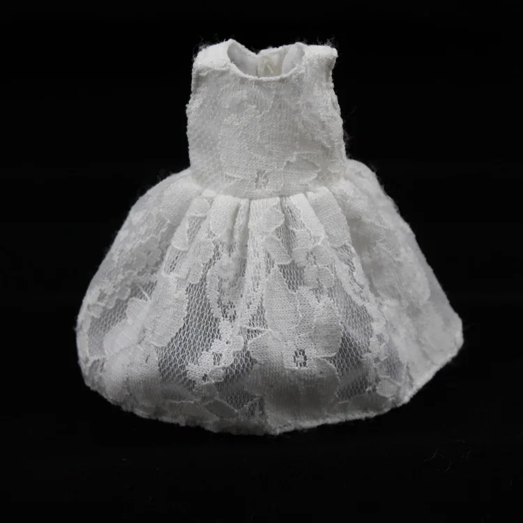 Blyth doll icy licca Боди белое платье Элегантная одежда - Цвет: dress