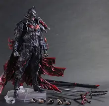 Batman Figura Atemporal Bushido BAT Jogar Arts Kai Variant Jogar Arte KAI Figura de Ação DO PVC Bat Man Bruce Wayne 25 cm Boneca Brinquedos