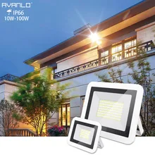 Светодиодный прожектор 50 Вт 110 В 220 В 10 Вт 20 Вт 30 Вт Светодиодный фонарь-Рефлектор светодиодный наружный светильник садовая лампа новейшая