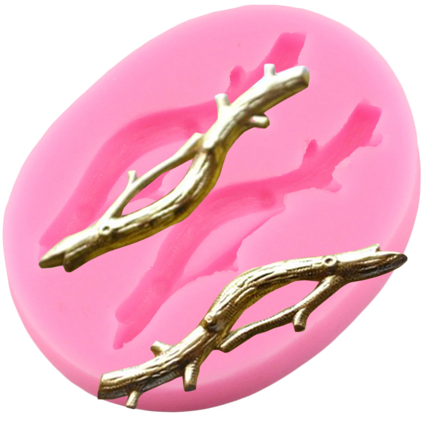 

Tree Branches Silicone Mold Cupcake Topper Fondant Cake Decorating Baking Tools Resin Clay Candy Chocolate Gumpaste Moulds