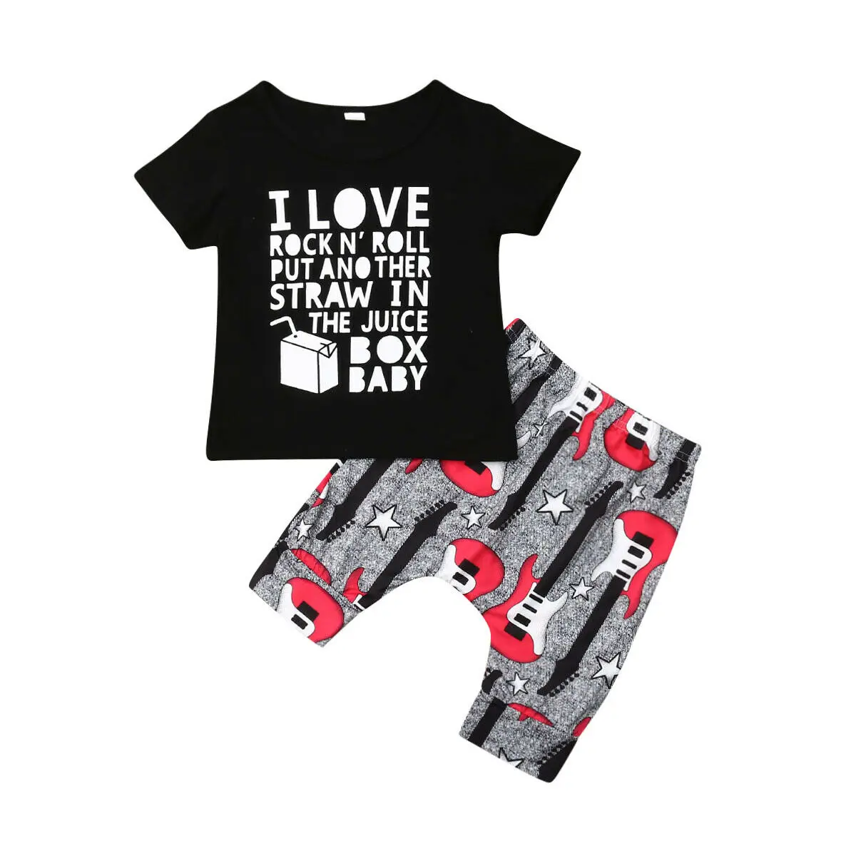 

New Toddler Kids Baby Boy Summer Clothes T-shirt Tops+Shorts Pants Outfits 2pcs Set