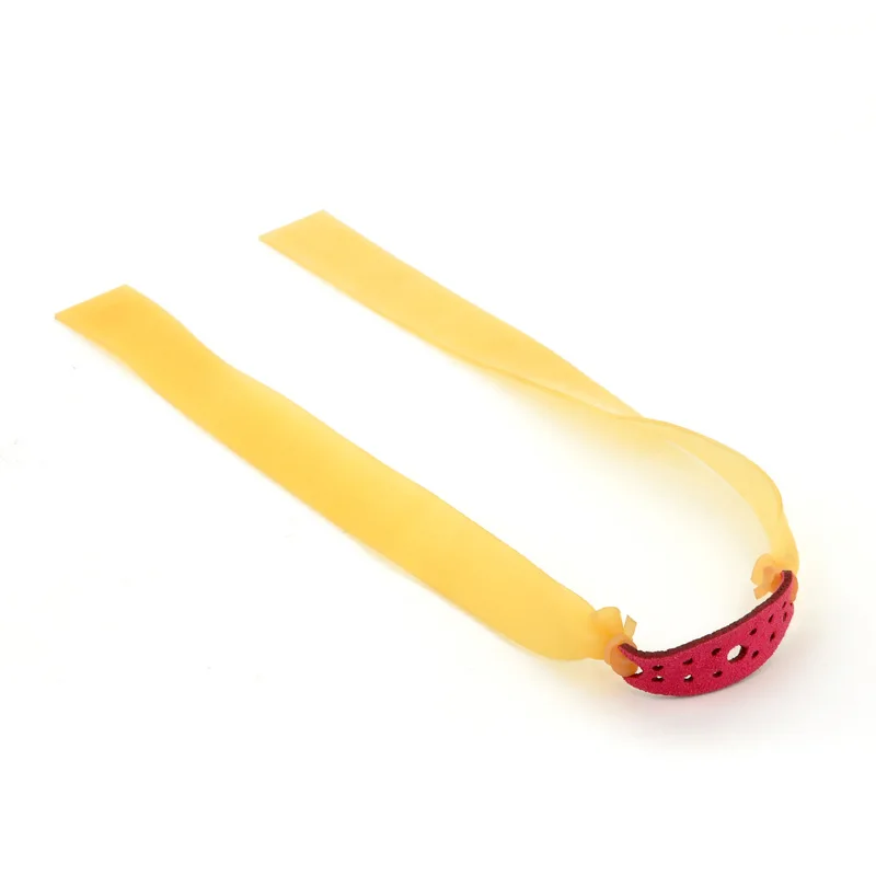

New Arrival 10Pcs Outdoor Slingshot Powerful Elastic Flat Rubber Band Hunting Sports Catapult Kit Set Practical Thickness 0.65mm